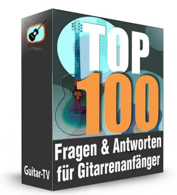 Produktbild Die 100 Fragen und Antworten für Gitarrenanfänger (Guitar-TV)