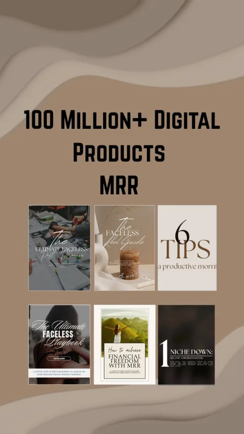 Produktbild 100 Million+ Digital Products MRR-Bundle