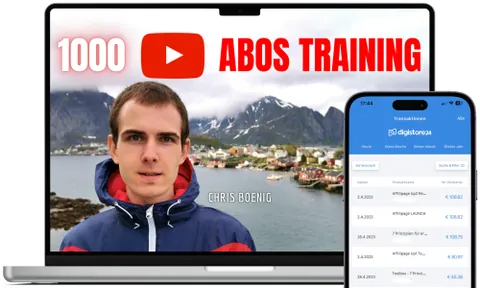 Produktbild 1000 YouTube Abos Training