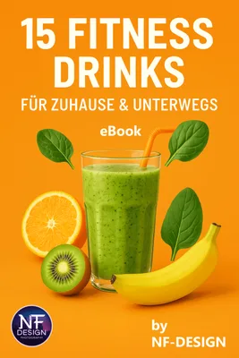 Produktbild eBook 15 Fitness Drinks für Zuhause und Unterwegs (NF-DESIGN)