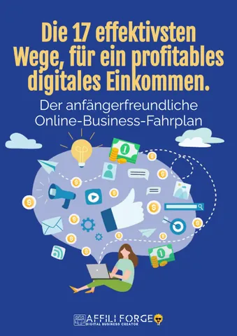Produktbild des E-Books 17 effektive Wege für digitales Einkommen