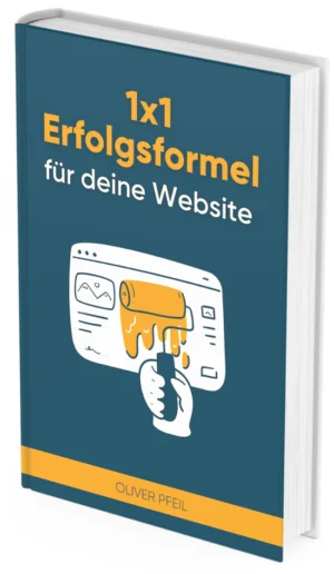 E-Book-Cover 1x1 Erfolgsformel für deine Website