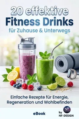 Produktbild E-Book: 20 effektive Fitness Drinks für Zuhause und Unterwegs