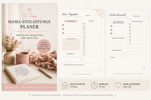 Produktbild 30-Tage Mama-Entlastungsplaner
