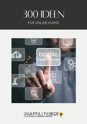 Produktbild von 300 Online-Kurs Ideen von AffiliForge