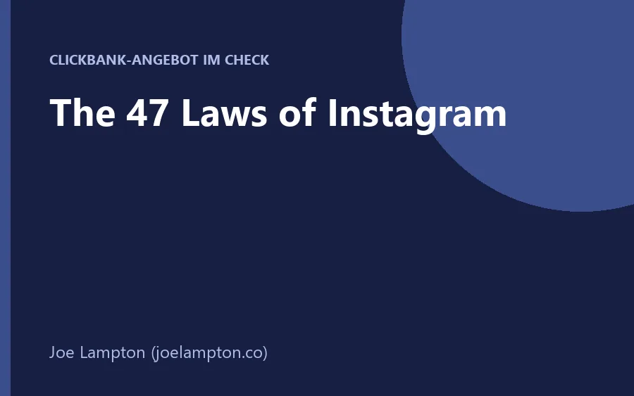 Produktbild The 47 Laws of Instagram