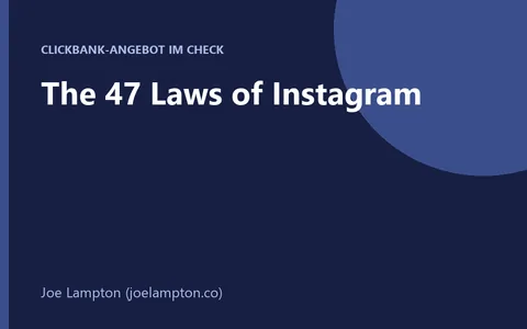Produktbild The 47 Laws of Instagram