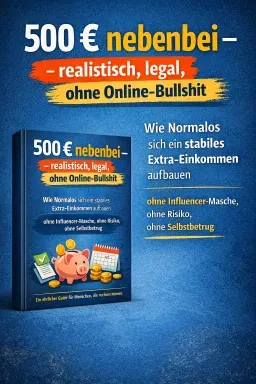 Produktbild 500 € nebenbei: realistisch, legal, ohne Online-Bullshit