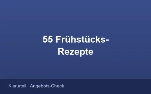 Bestellformular der Gratis-Aktion 55 leckere Frühstücks-Rezepte