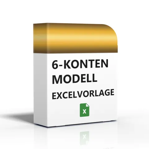Produktbild 6-Konten-Modell als Excel-Vorlage