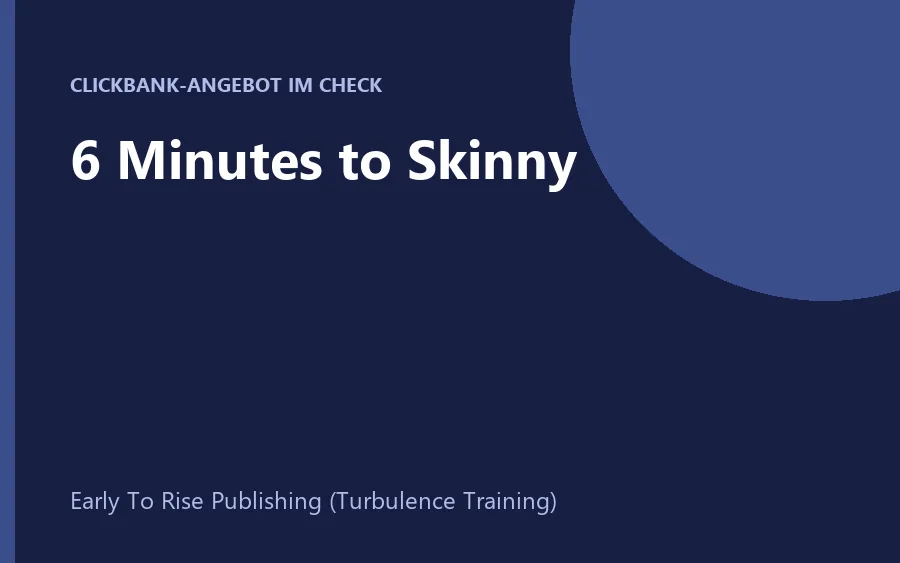 Produktbild 6 Minutes to Skinny