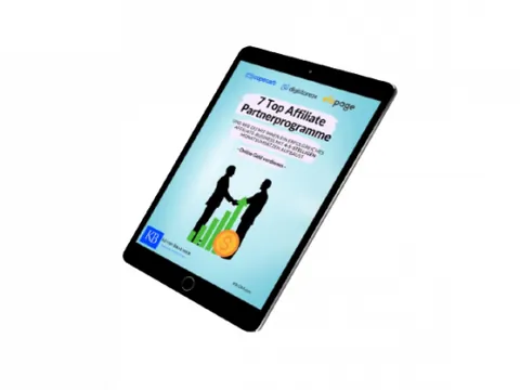 Produktbild E-Book: 7 Top Affiliate Partnerprogramme