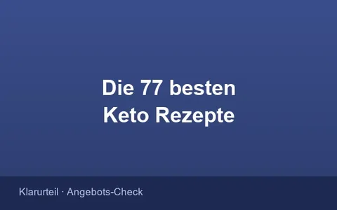 Bestellformular der Gratis-Aktion Die 77 besten Keto Rezepte