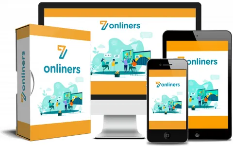 Produktbild 7Onliners auf Laptop, Tablet und Smartphone