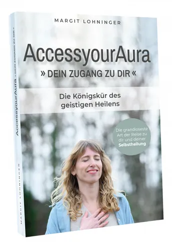 Buchcover AccessyourAura Dein Zugang zu dir von Margit Lohninger