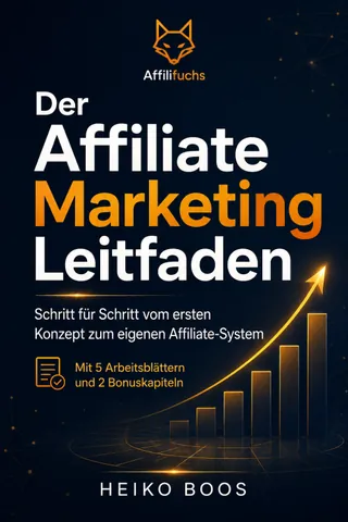 Titelbild des E-Books Affiliate Marketing Leitfaden von Heiko Boos