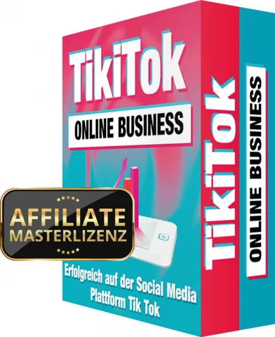 Produktbild der Affiliate Masterlizenz zum TikiTok Online Business