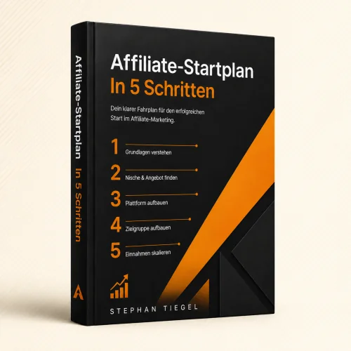 Produktbild Affiliate-Startplan in 5 Schritten