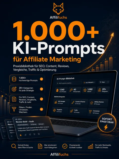 Produktbild 1.000+ KI-Prompts für Affiliate Marketing