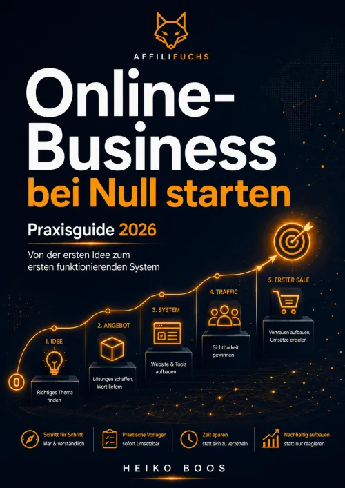 E-Book Online-Business bei Null starten von Affilifuchs