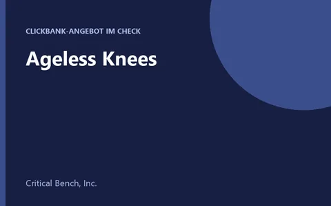 Ageless Knees DVD mit Stab, Produktverpackung