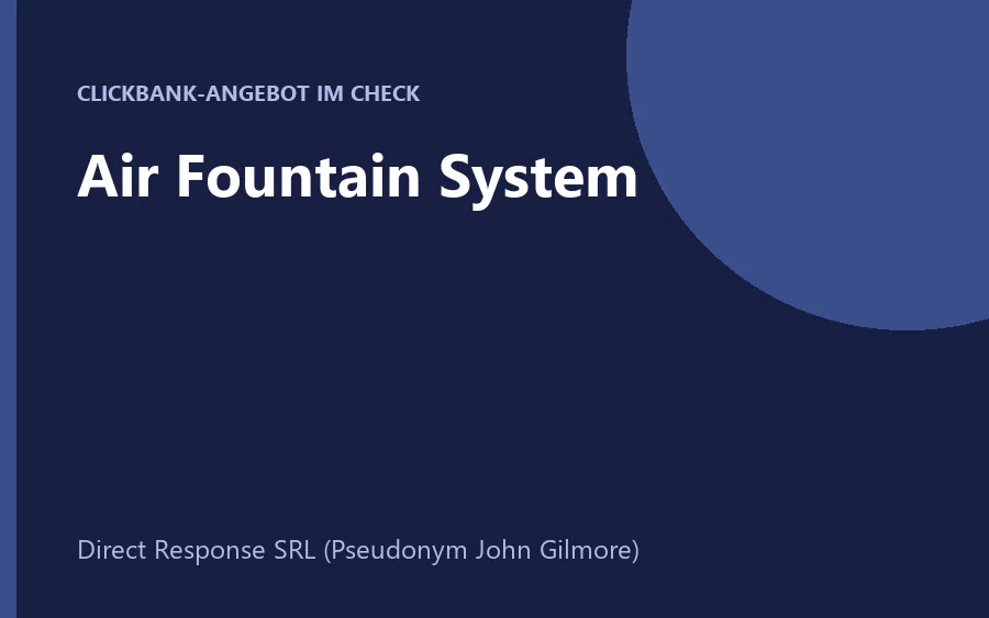 Produktbild von Air Fountain System
