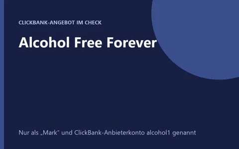 Programm Alcohol Free Forever