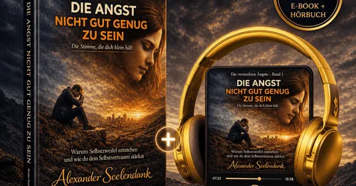 Cover von Band 1 „Die Angst, nicht gut genug zu sein“ aus der Reihe Die versteckten Ängste als E-Book-und-Hörbuch-Bundle