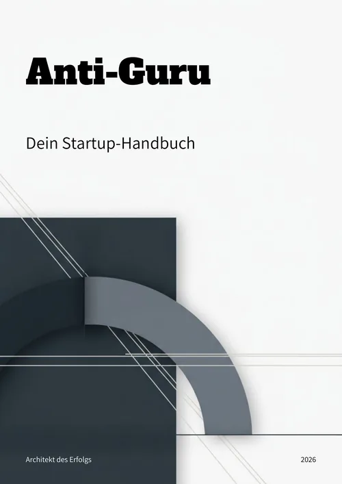 Titelbild des E-Books Anti-Guru: Dein Startup-Handbuch
