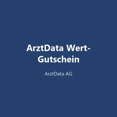 Produktbild ArztData Wert-Gutschein (500 € zahlen, 1.000 € Guthaben)