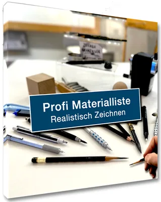Produktbild Atelier-Materialliste für Bleistiftzeichnungen (Ralf Wilhelm Schmidt)