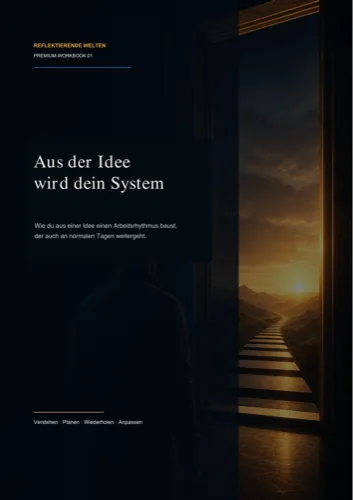 Workbook Vom Vorsatz zum System von Reflektierende Welten