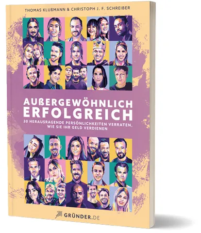 Buchcover Außergewöhnlich Erfolgreich mit Porträts der Co-Autoren
