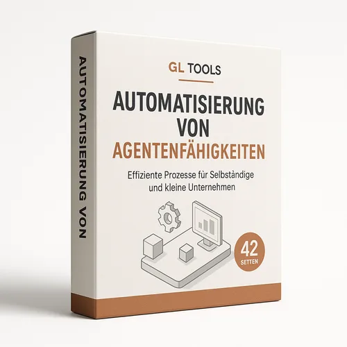 Produktbox „Automatisierung von Agentenfähigkeiten“ von GL Tools mit dem Hinweis auf 42 Seiten