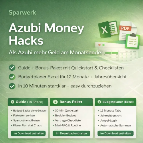 Produktbild Azubi Money Hacks Finanz-Guide