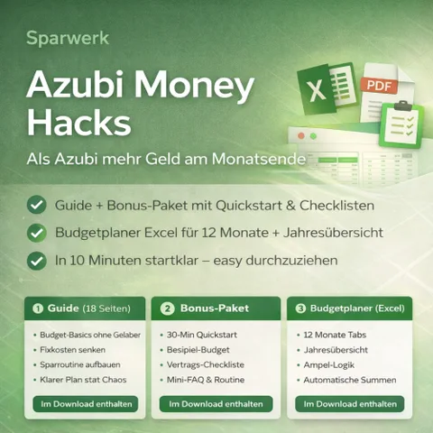 Produktbild Azubi Money Hacks Finanz-Guide