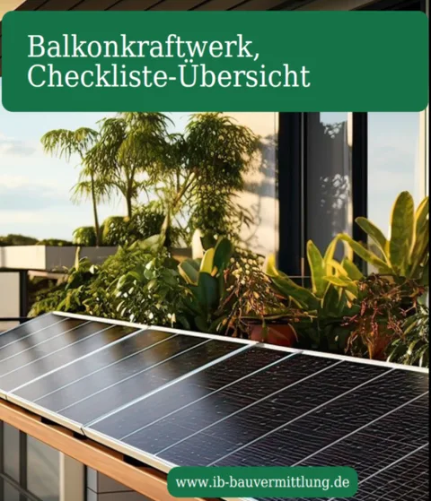Produktbild Balkonkraftwerk, Checkliste-Übersicht (E-Book)