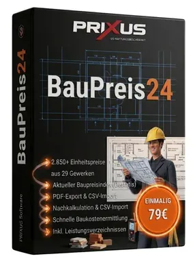 Produktbild BauPreis24: Baukalkulation-Software