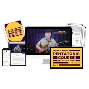 Best Minor Pentatonic Guitar Course von Adam Loves Guitar