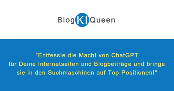 Produktbild BlogKIQueen (Blogartikel mit KI schreiben)
