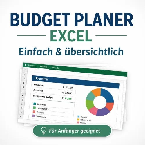 Produktbild Budget Planer Excel (Haushaltsbuch-Vorlage)