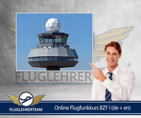 Produktbild BZF I Onlinekurs Flugfunk von Fluglehrerteam
