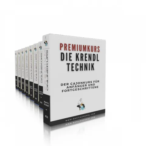 Produktbild Premium Online Kurs Cajon Die Krendl Technik