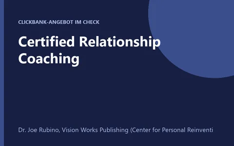 Produktbild Certified Relationship Coaching von Dr. Joe Rubino