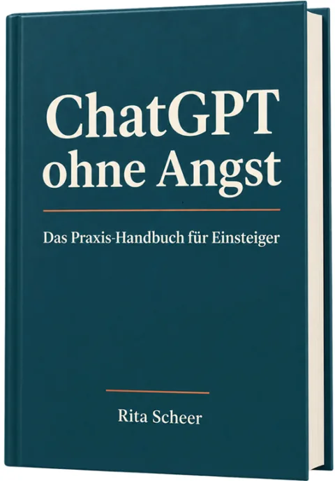 Cover des Praxisbuchs ChatGPT ohne Angst von Rita Scheer