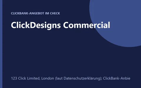 Produktbild ClickDesigns Commercial, Grafikdesign-Software