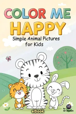 Produktbild Color Me Happy: Kinder-Malbuch mit 50 Tiermotiven (PDF)