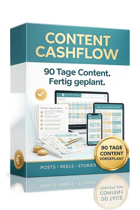 Cover des Workbooks Content Cashflow von Rita Scheer
