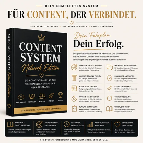 Produktbild Content System Network Edition für Social Media im Network Marketing