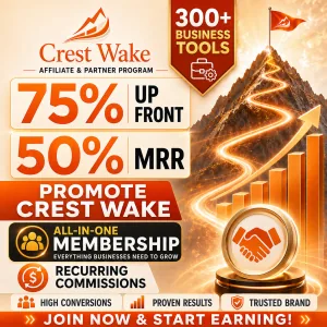 Produktbild Crest Wake Mitgliedschaft mit Business-Werkzeugen